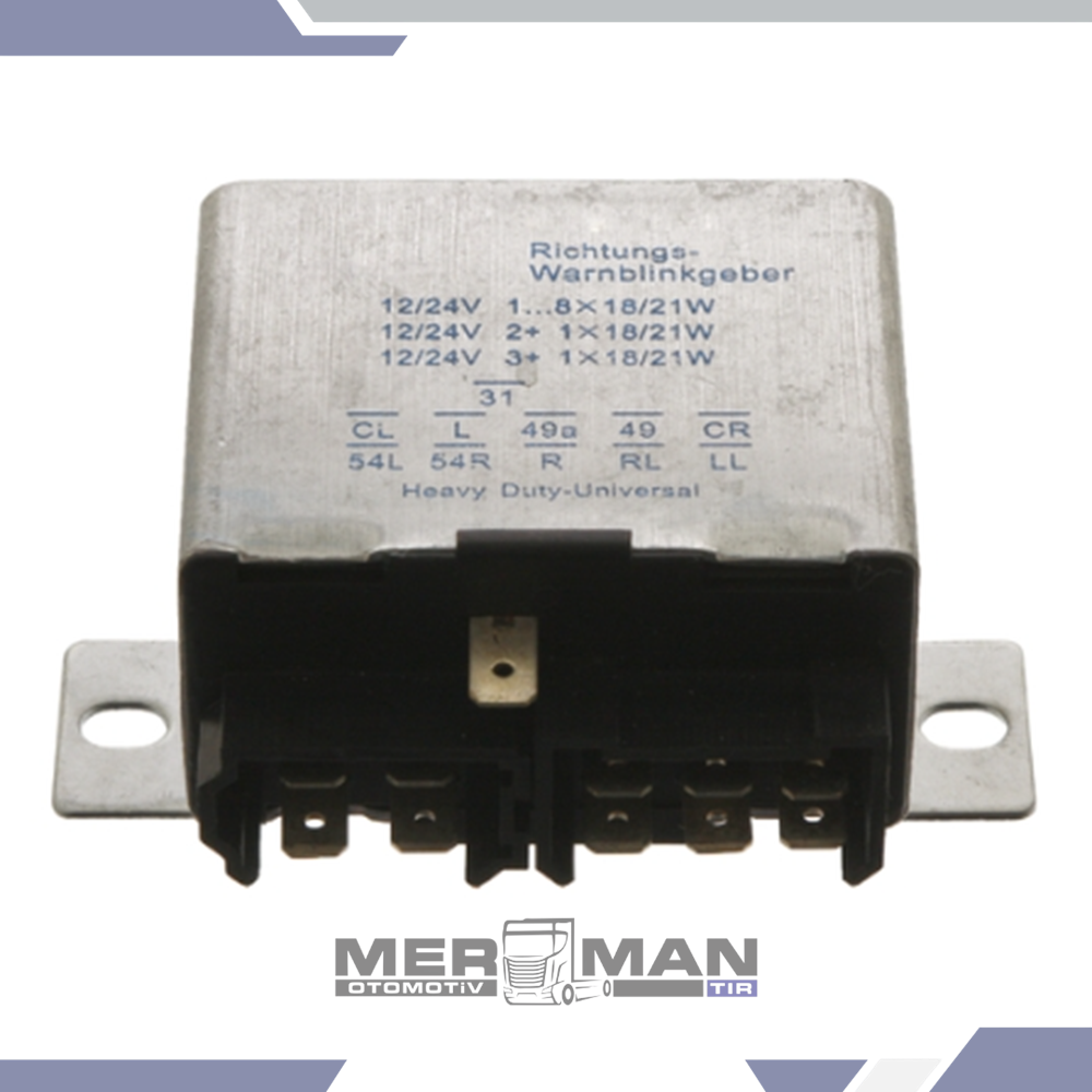 SİNYAL FLAŞÖRÜ MERCEDES 2517/2521/2524 11 FİŞ NORMAL