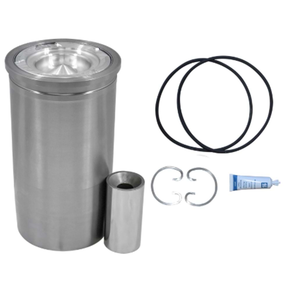 PİSTON SEKMAN GÖMLEK SETİ MAN 128mm D2866 19.422/19.423/S-2000 GENİŞ HÜCRE
