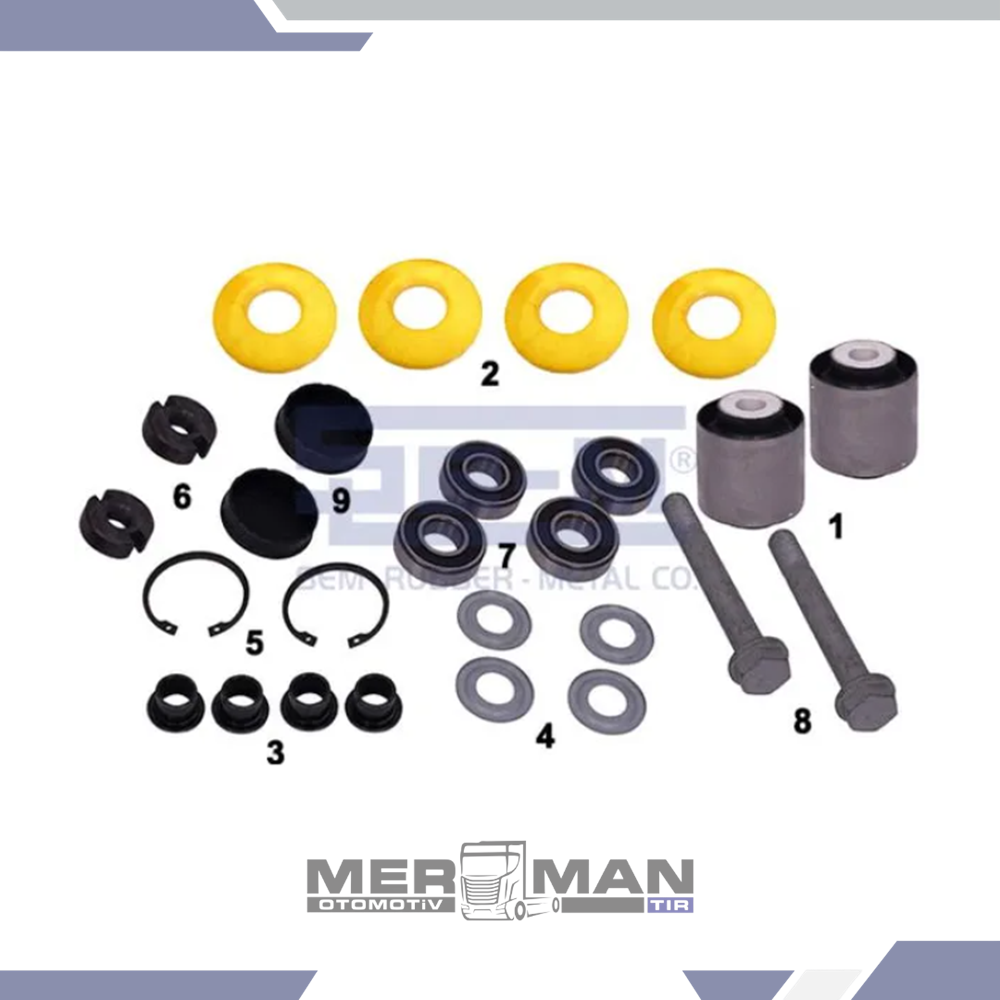 KABİN TAMİR TAKIMI ÖN SCANIA STREAMLINE TAKOZ VE BİLYALI SET FULL