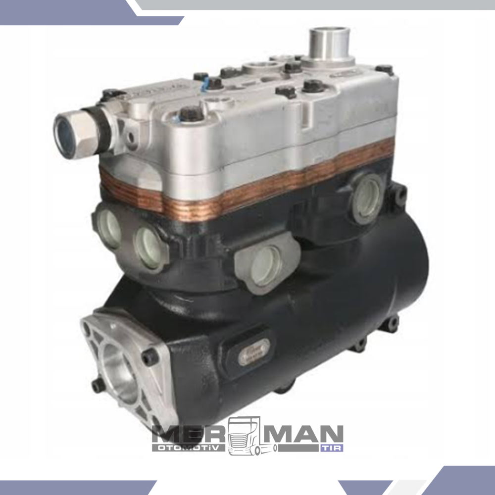 KOMPRESÖR MAN TGA/TGX/TGS D2066 ÇİFT KAFA -KAVRAMALIDAN DÖNÜŞÜM-