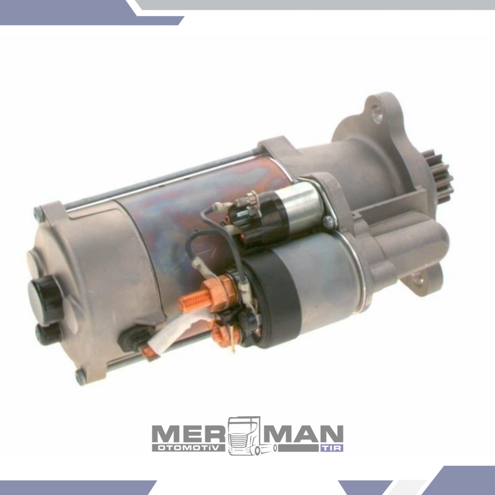 MARŞ DİNAMOSU AXOR OM457 MITSUBISHI TİP Y.M. 12 DİŞ AÇIK ÇENE