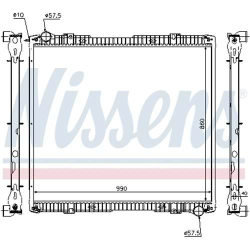 RADYATÖR SCANIA YENİ MODEL CR ÇERÇEVELİ