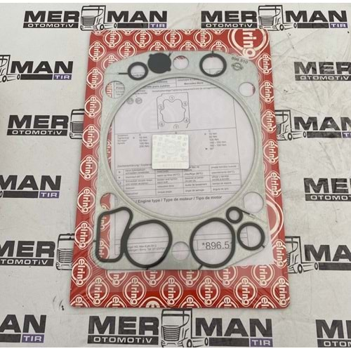 SİLİNDİR KAPAK CONTASI 128mm MAN/MERCEDES D2866 19.422/19.423/3031 ÇELİK