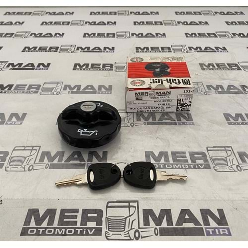 MOTOR YAĞ KAPAĞI SAC MAN/MERCEDES 2517/2521/2524 KİLİTLİ