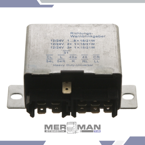 SİNYAL FLAŞÖRÜ MERCEDES 2517/2521/2524 11 FİŞ NORMAL