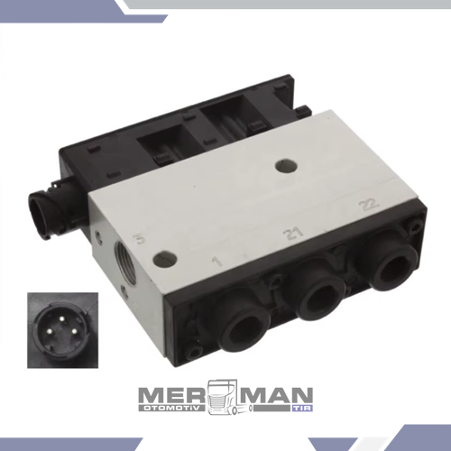 ECAS VENTİLİ VOLVO V1/V2 3 DELİKLİ KNORR TİPİ