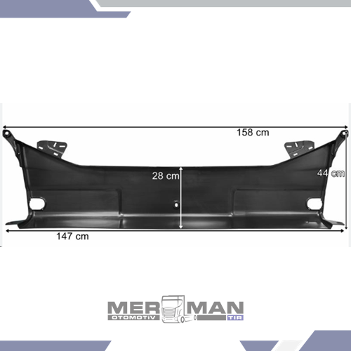 TAMPON SCANIA 7-SERİ NTG -GENİŞ- 28CM