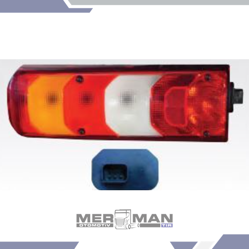 STOP FARI AROCS/ACTROS SOL SOKETLİ PLAKALI ORJ SOKET